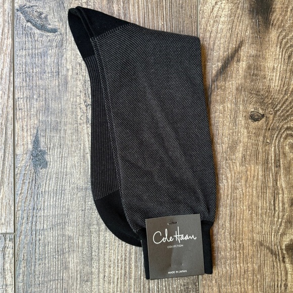 Cole Hann Collection Black Men's Dress Socks One Size - Picture 5 of 5